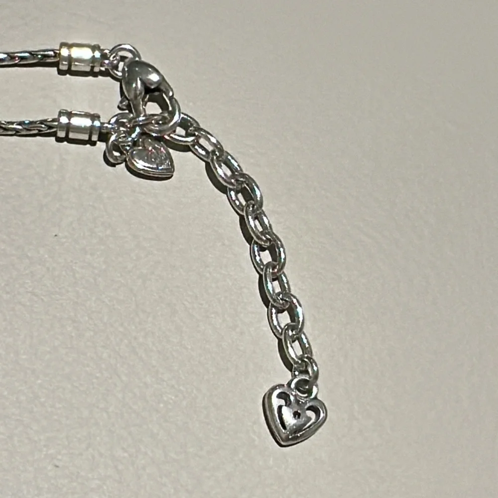 Brighton Love is a Heart Beat Silver and Red Heart Necklace - Picture 4 of 5